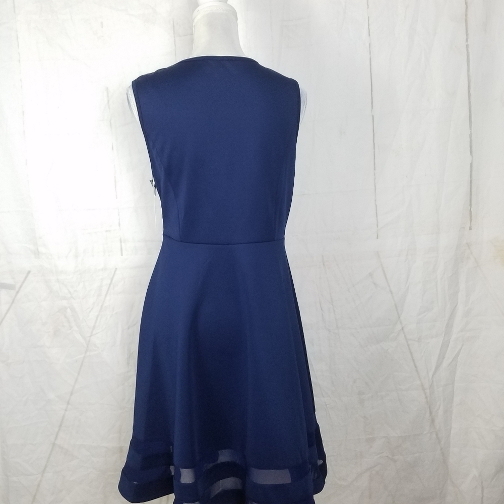 Lulus blue fit &flare dress - Picture 5 of 12